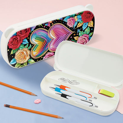 DIY Diamond Painting Pencil Case for Pens Brushes Accessories Travel Pencil Case