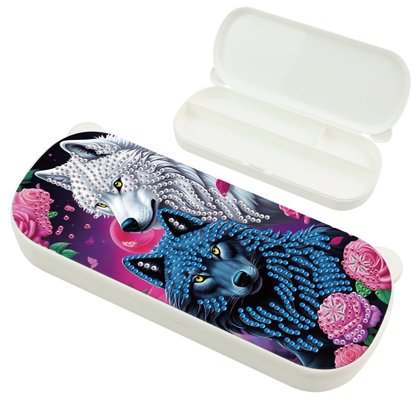 DIY Diamond Painting Pencil Case for Pens Brushes Accessories Travel Pencil Case