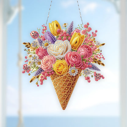 2D Flat DIY Diamond Art Pendant Diamond Painting Set Home Wall Decoration Crafts