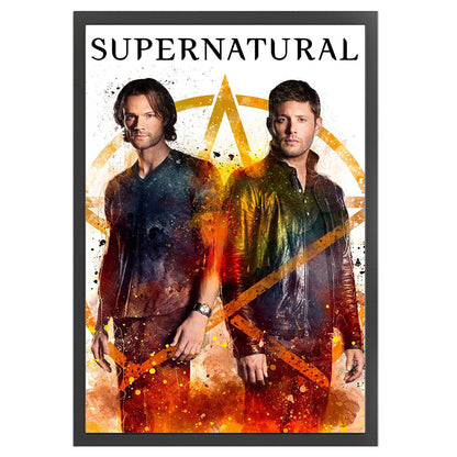 Dean And Sam - 11CT Stamped Cross Stitch 40*60CM