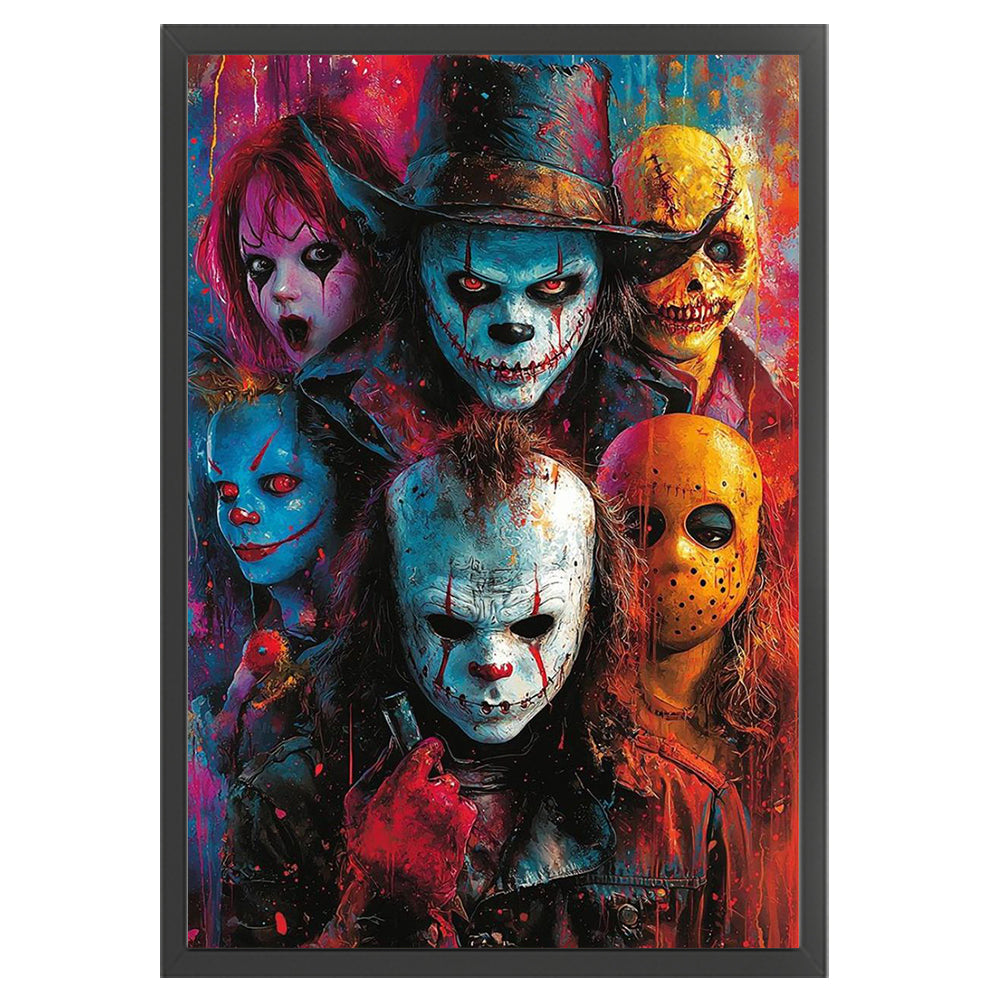 Horror Halloween - 11CT Stamped Cross Stitch 40*60CM