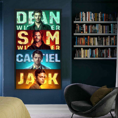 Supernatural - 11CT Stamped Cross Stitch 40*70CM