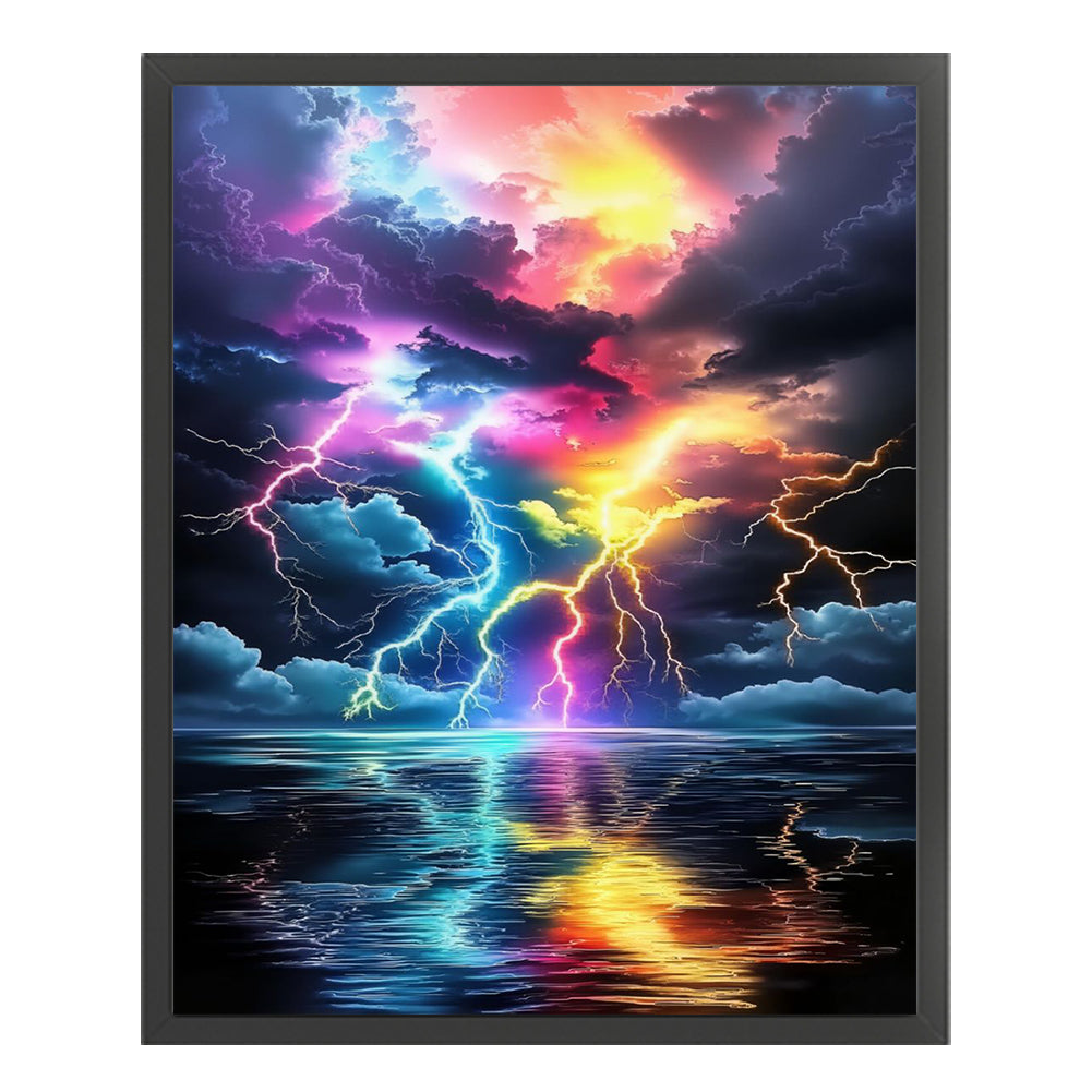 Lightning - 11CT Stamped Cross Stitch 40*50CM