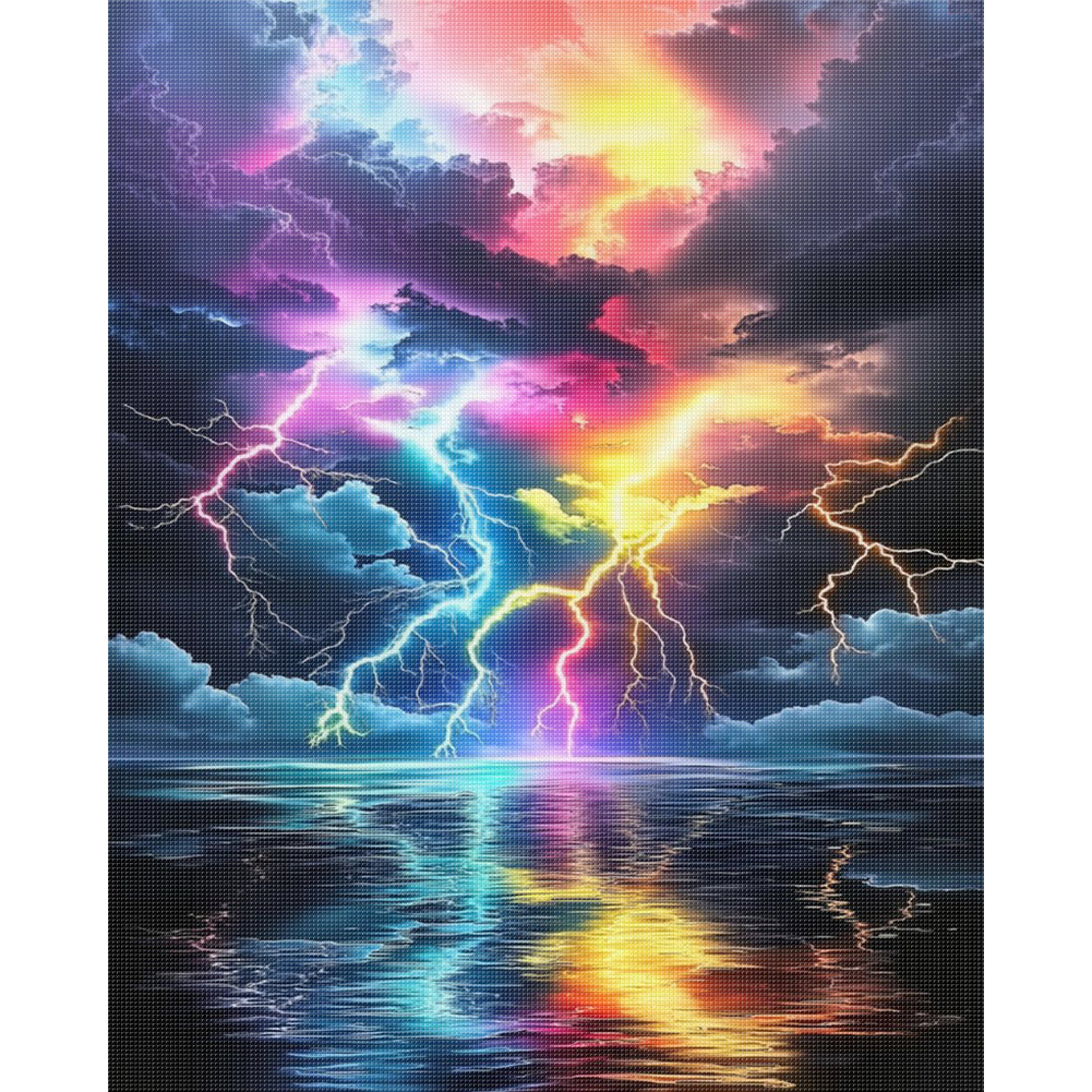 Lightning - 11CT Stamped Cross Stitch 40*50CM
