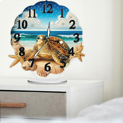 Acrylic Special Shape Flower Bird DIY Crystal Diamond Clock for Adults Beginners