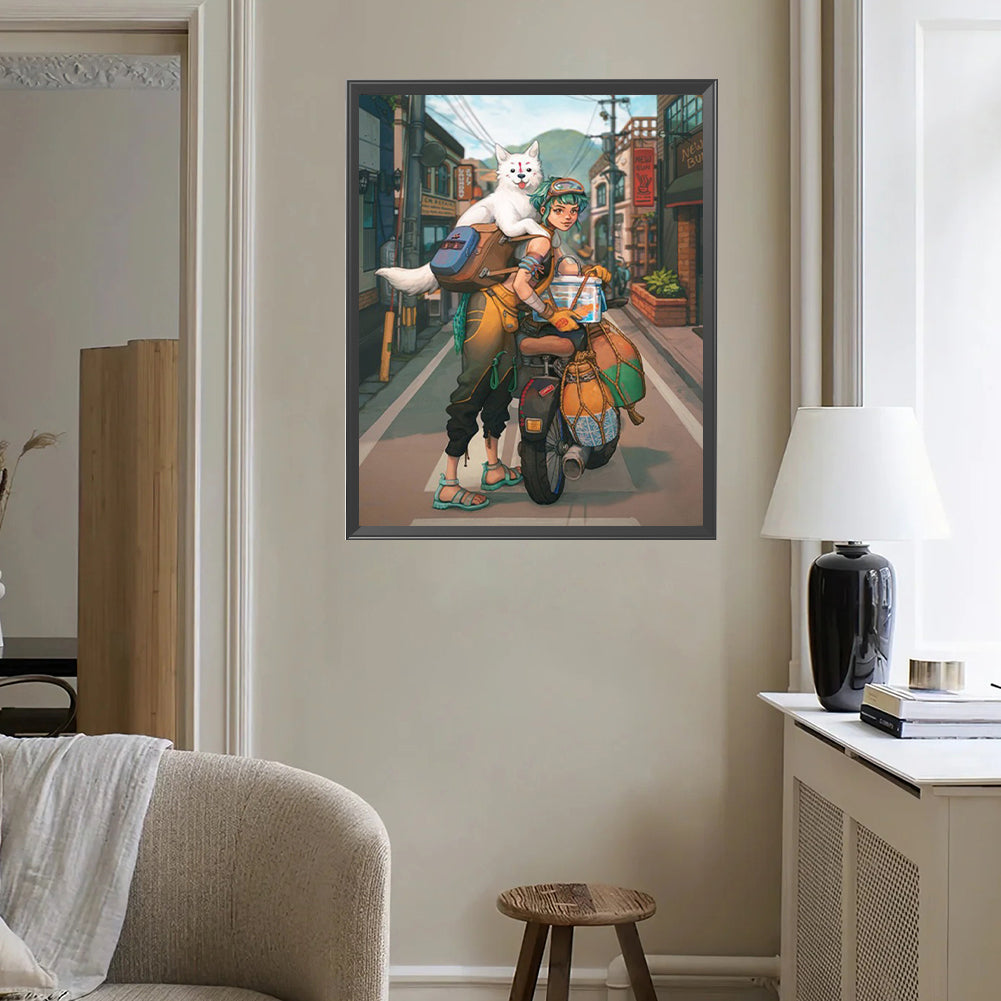 Biker - Full Square Drill Diamond Painting 40*50CM