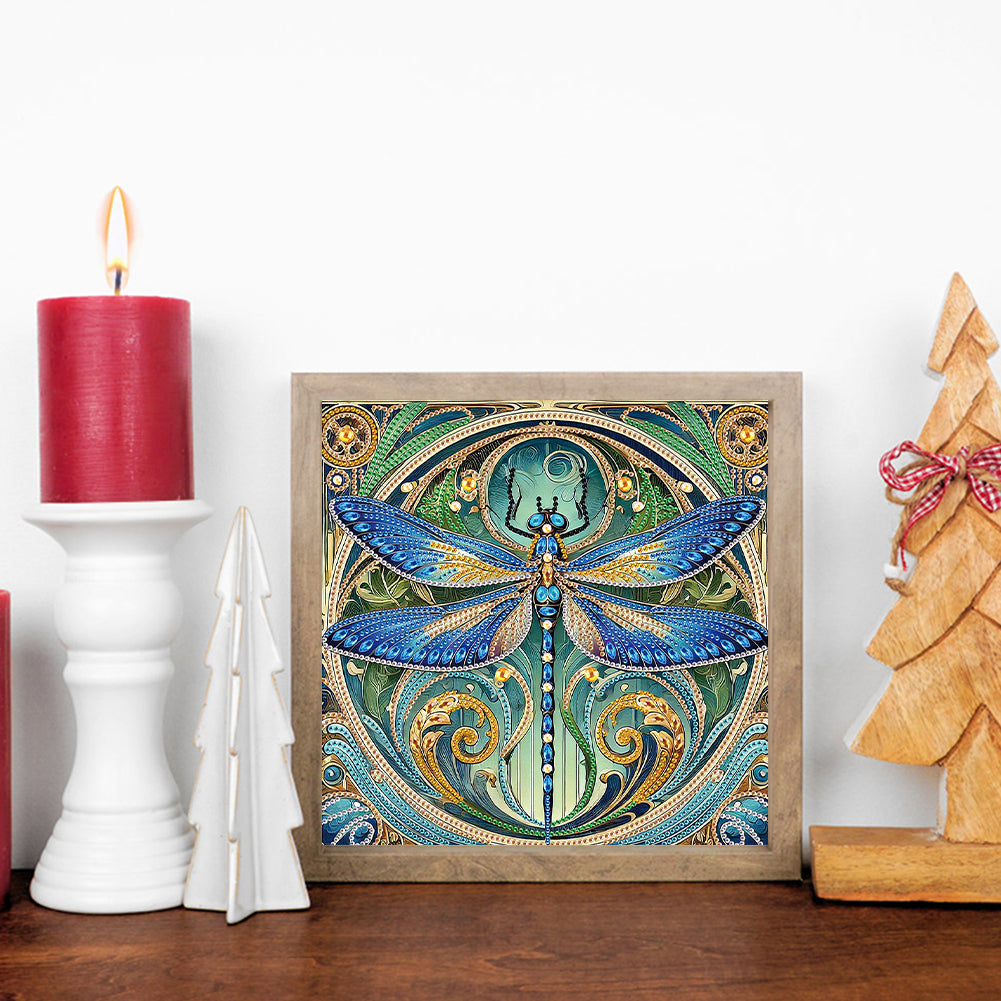 Dragonfly - Special Shaped Drill Diamond Painting 30*30CM
