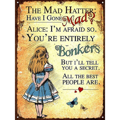 Alice In Wonderland - Full Round Drill Diamond Painting 30*40CM