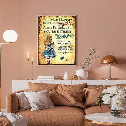 Alice In Wonderland - Full Round Drill Diamond Painting 30*40CM