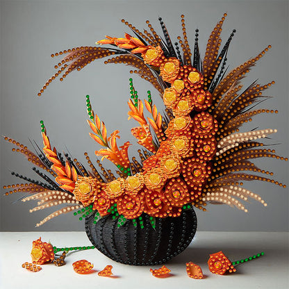 Flower Basket - Special Shaped Drill Diamond Painting 30*30CM