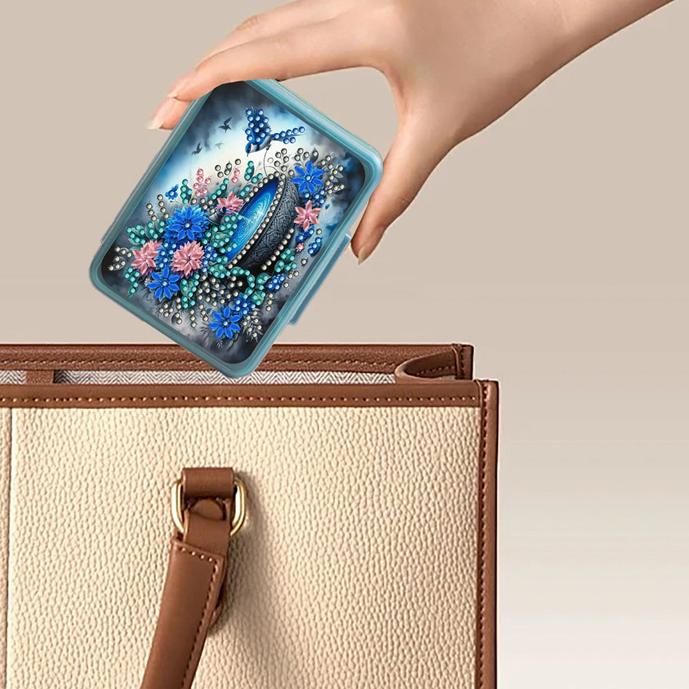 Animals Pill Storage Box Diamond Painting Pill Case Pill Dispenser for Art Craft