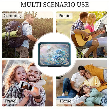 Animals Pill Storage Box Diamond Painting Pill Case Pill Dispenser for Art Craft