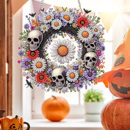 2D Flat Acrylic DIY Hanging Diamond Art Kits Special Shape Wall Door Decoration