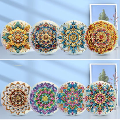 12PCS DIY Diamond Art Greeting Cards Xmas Designs for Festivals and Celebrations