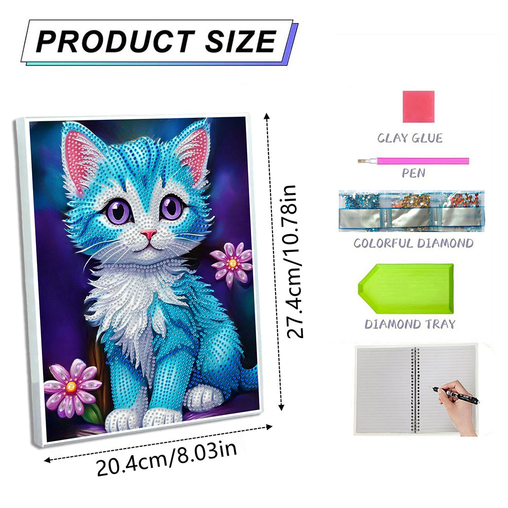 DIY Special Shaped Diamond Painting Notebook 50 Pages A5 Diamond Art Diary Book