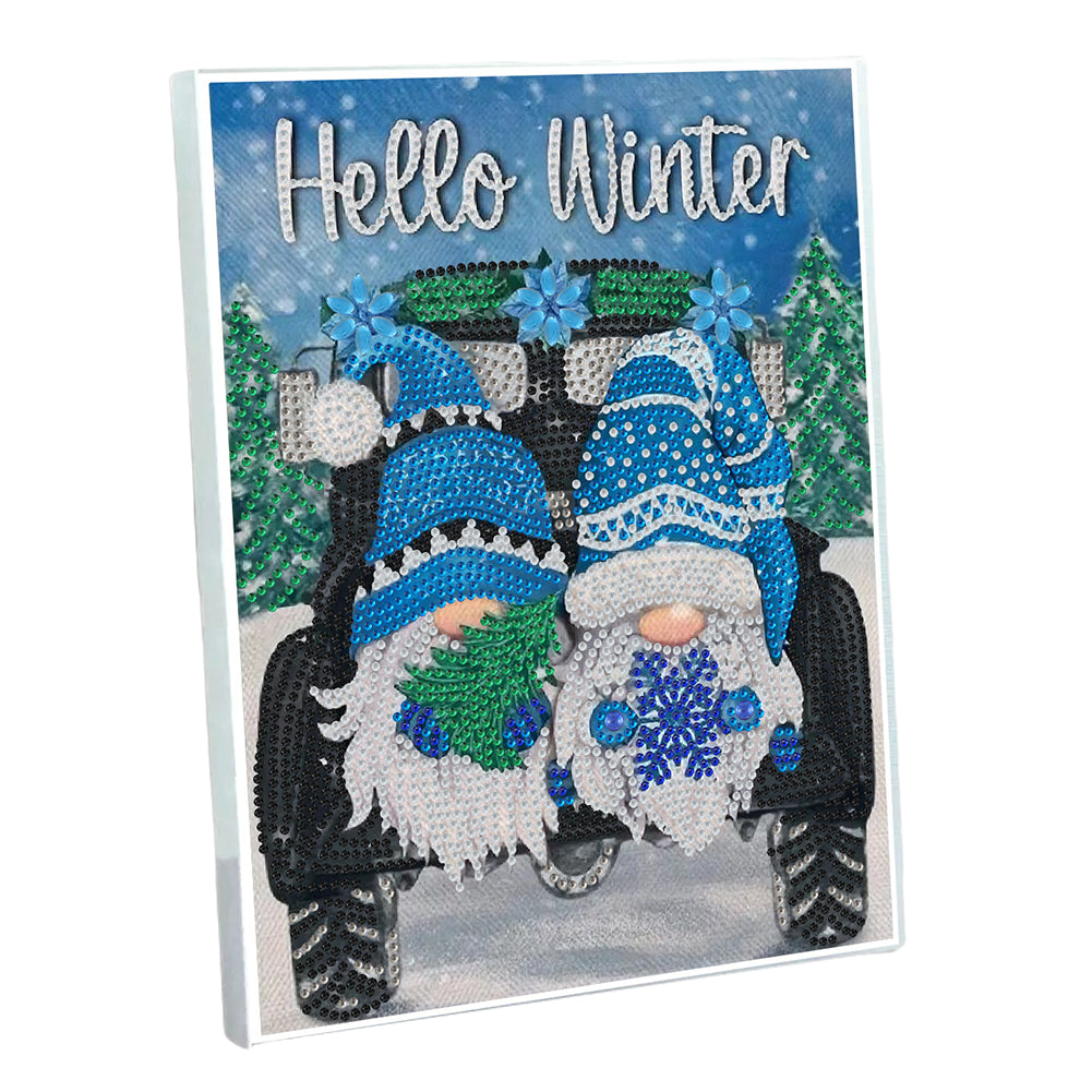 DIY Special Shaped Diamond Painting Notebook 50 Pages A5 Diamond Art Diary Book