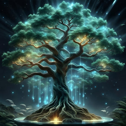 Tree Of Life - Full Round Drill Diamond Painting 40*40CM