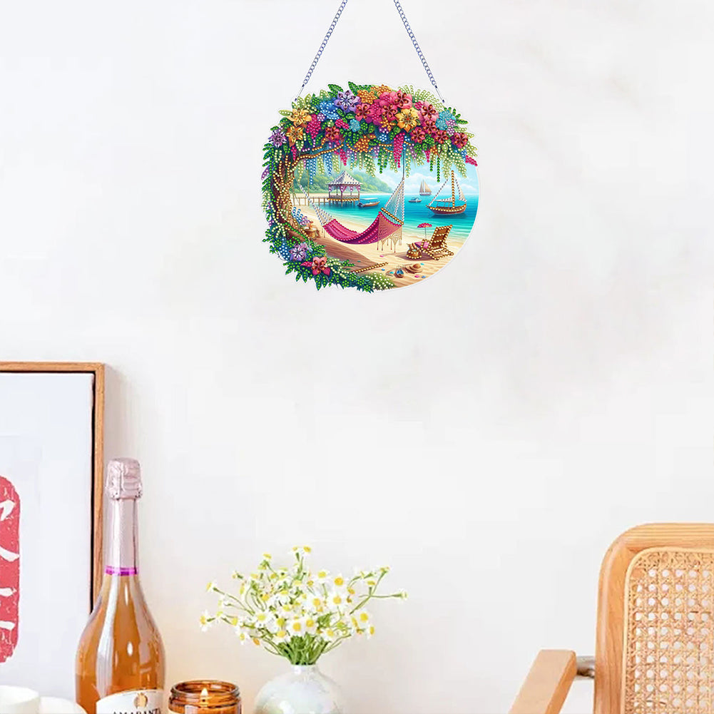 2D Flat DIY Diamond Art Pendant Diamond Painting Set Home Wall Decoration Crafts