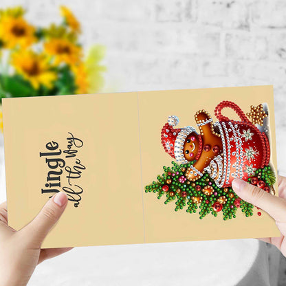 6/10/12 PCS DIY Diamond Art Greeting Cards Thank You Cards and Holiday Blessings