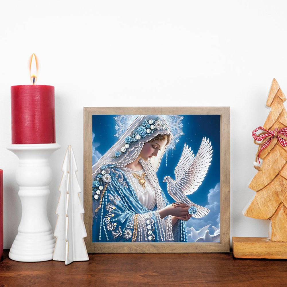 Religion Madonna - Special Shaped Drill Diamond Painting 30*30CM