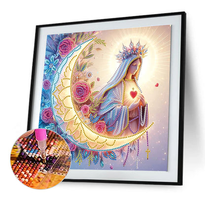 Religion Madonna - Special Shaped Drill Diamond Painting 30*30CM