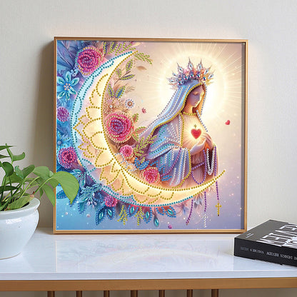 Religion Madonna - Special Shaped Drill Diamond Painting 30*30CM