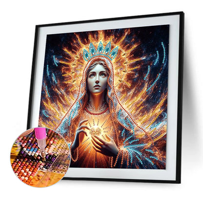 Religion Madonna - Special Shaped Drill Diamond Painting 30*30CM