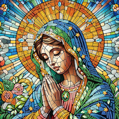 Religion Madonna - Special Shaped Drill Diamond Painting 30*30CM