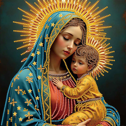 Religion Madonna - Special Shaped Drill Diamond Painting 30*30CM
