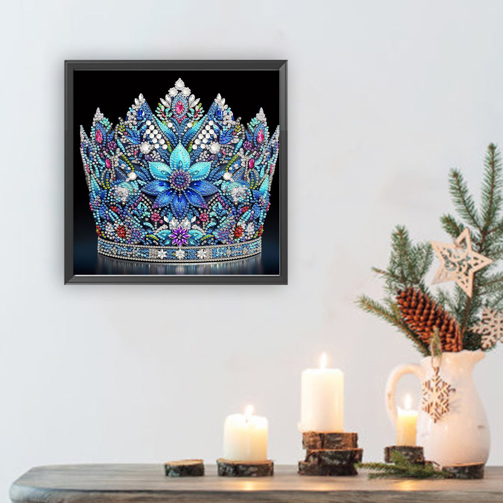 Gorgeous Crown - Special Shaped Drill Diamond Painting 30*30CM
