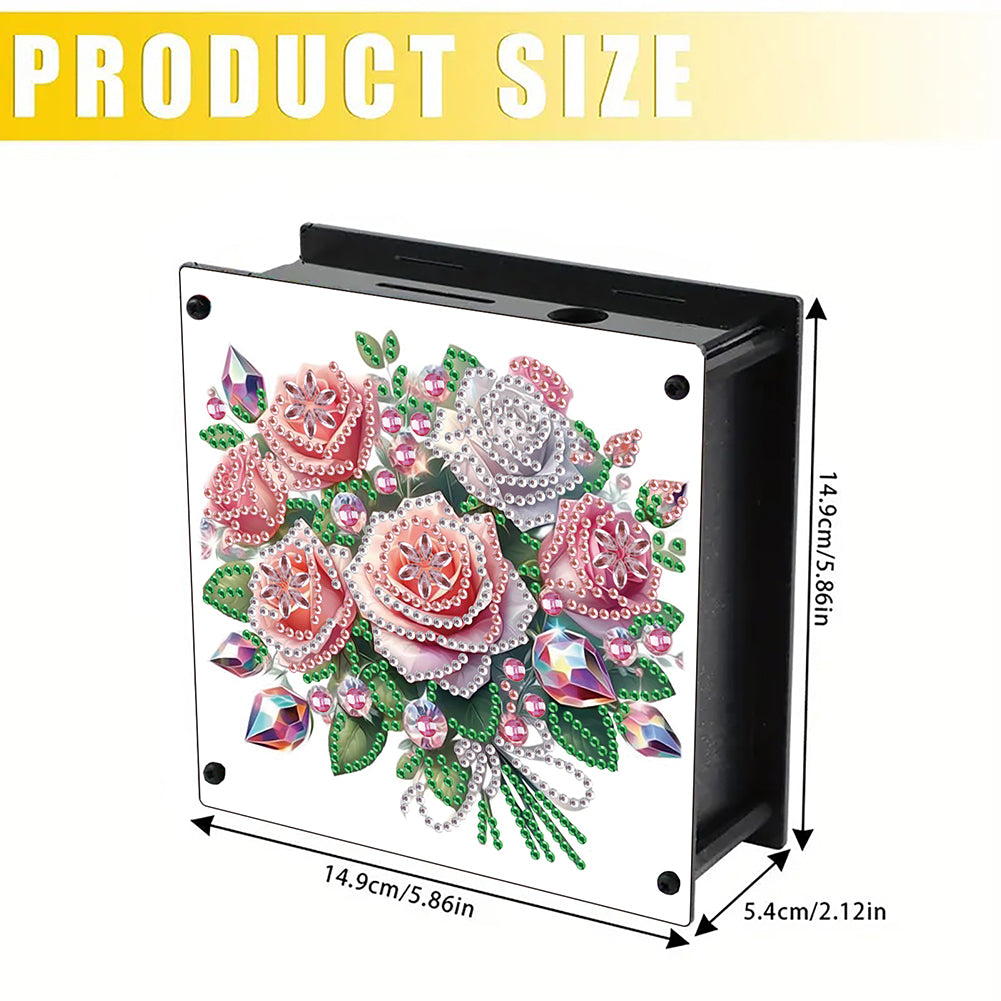 Cat Diamond Painting Money Saving Box Diamond Painting Change Holder Case Decors