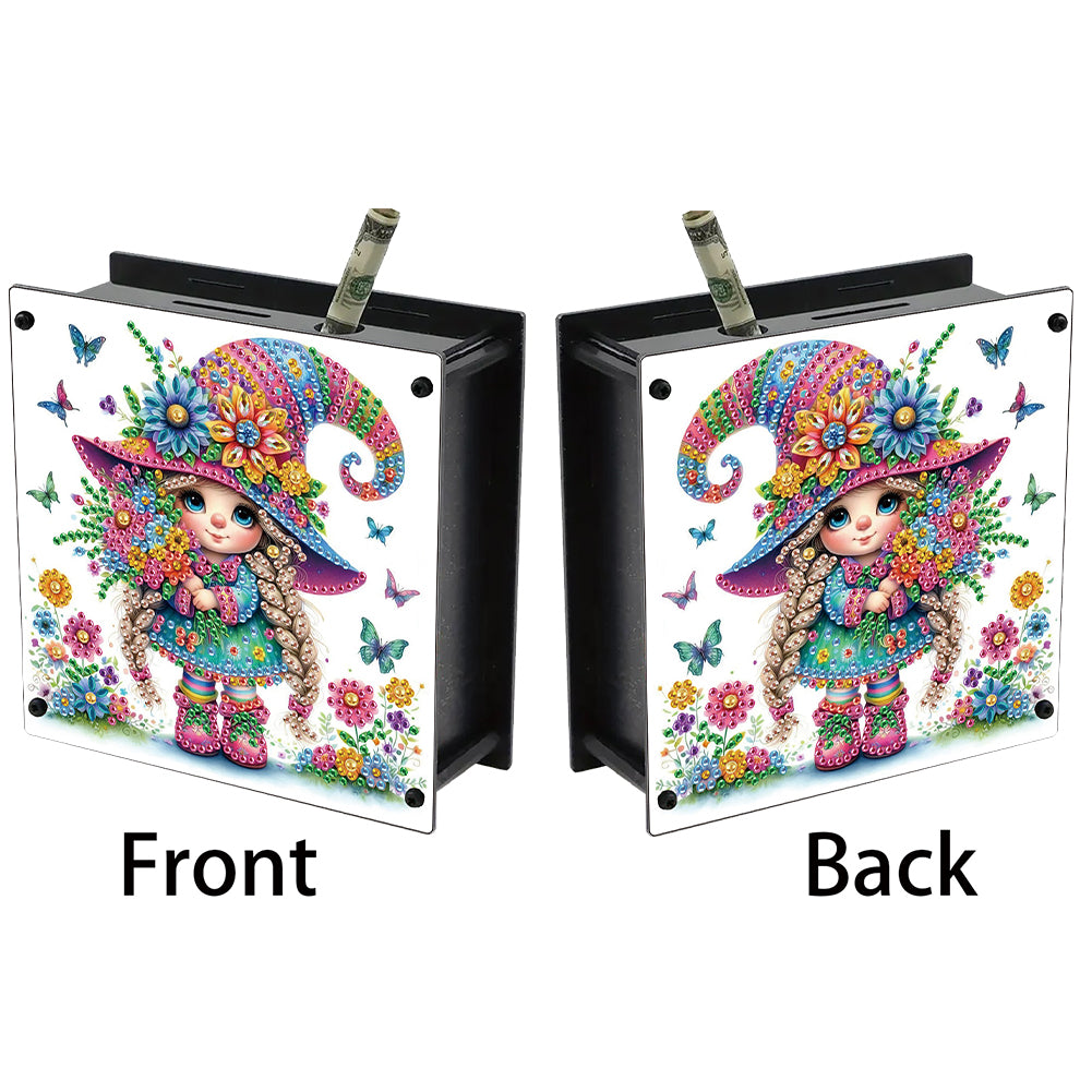 Cat Diamond Painting Money Saving Box Diamond Painting Change Holder Case Decors