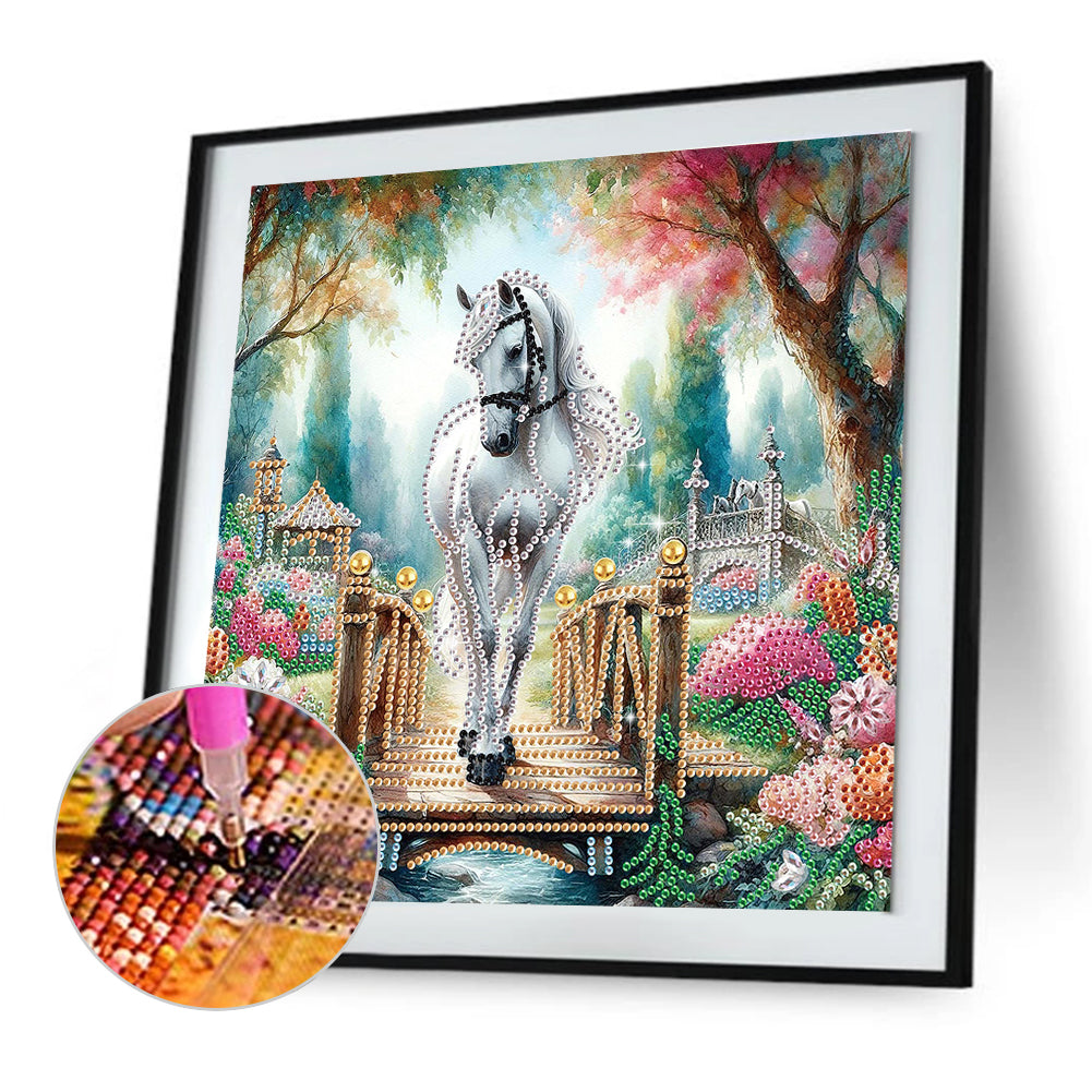 Horse - Special Shaped Drill Diamond Painting 30*30CM