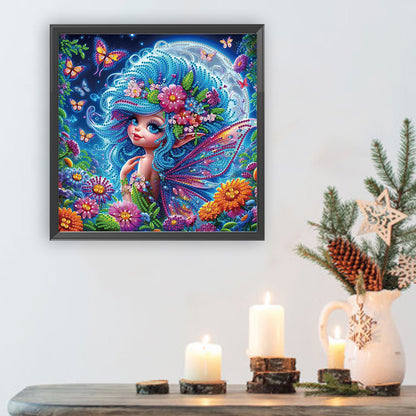 Butterfly Elf - Special Shaped Drill Diamond Painting 30*30CM