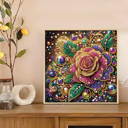 Rose - Special Shaped Drill Diamond Painting 30*30CM