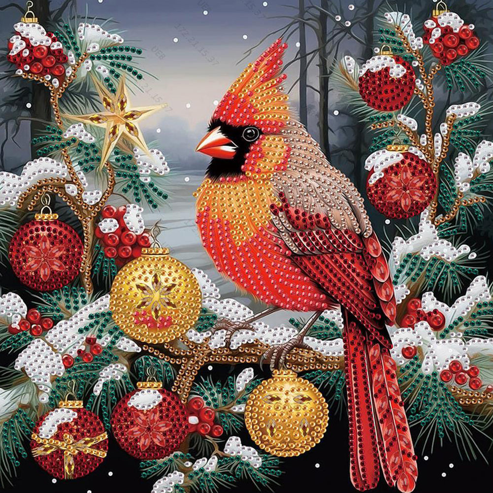4 Pcs Christmas - Special Shaped Drill Diamond Painting 30*30CM