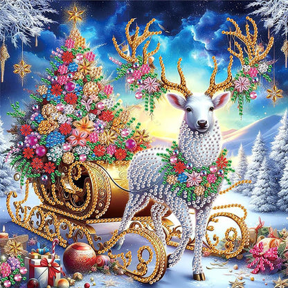 4 Pcs Christmas - Special Shaped Drill Diamond Painting 30*30CM
