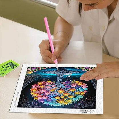 Tree Of Life - Special Shaped Drill Diamond Painting 30*30CM