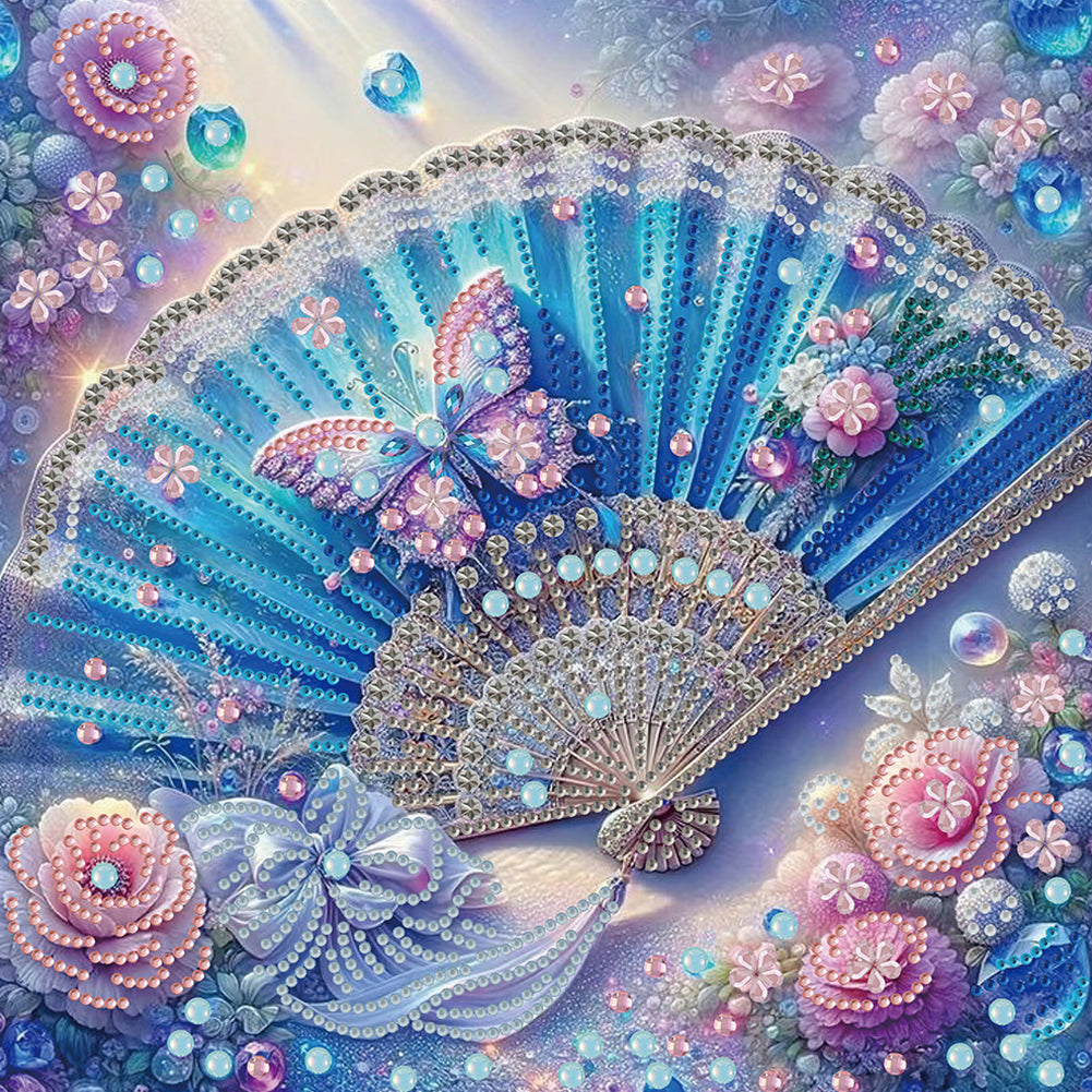 4 Pcs Flower And Bird - Special Shaped Drill Diamond Painting 30*30CM