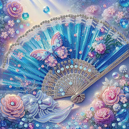 4 Pcs Flower And Bird - Special Shaped Drill Diamond Painting 30*30CM