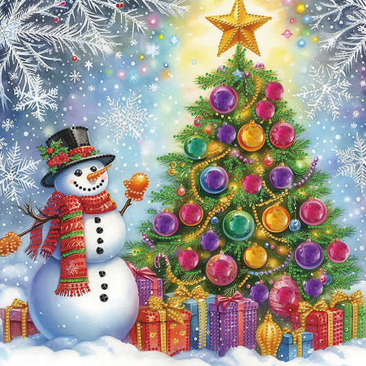 4 Pcs Christmas - Special Shaped Drill Diamond Painting 40*40CM