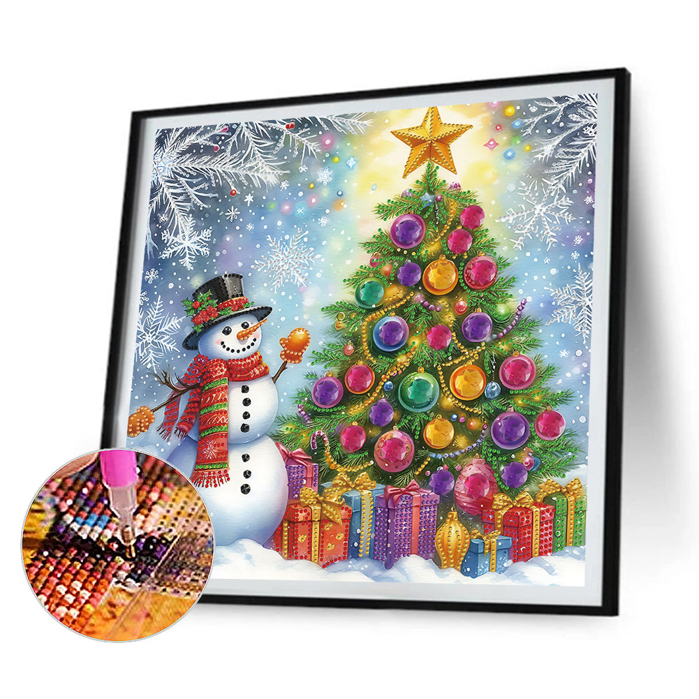 4 Pcs Christmas - Special Shaped Drill Diamond Painting 40*40CM