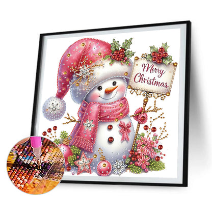 4 Pcs Christmas - Special Shaped Drill Diamond Painting 30*30CM
