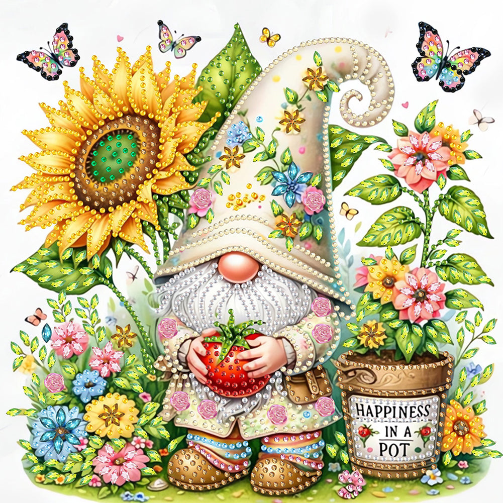 4 Pcs Gnome - Special Shaped Drill Diamond Painting 30*30CM