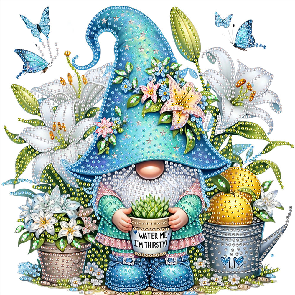 4 Pcs Gnome - Special Shaped Drill Diamond Painting 30*30CM
