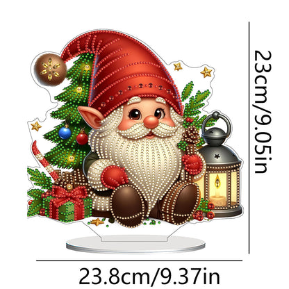 2D Flat DIY Diamond Painting Desktop Ornaments Kit for Home Office Desktop Decor