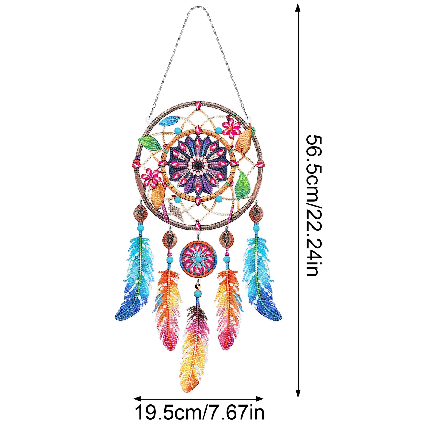 Dream Catcher 2D Flat DIY Diamond Art Pendant Special Shape Diamond Painting Set