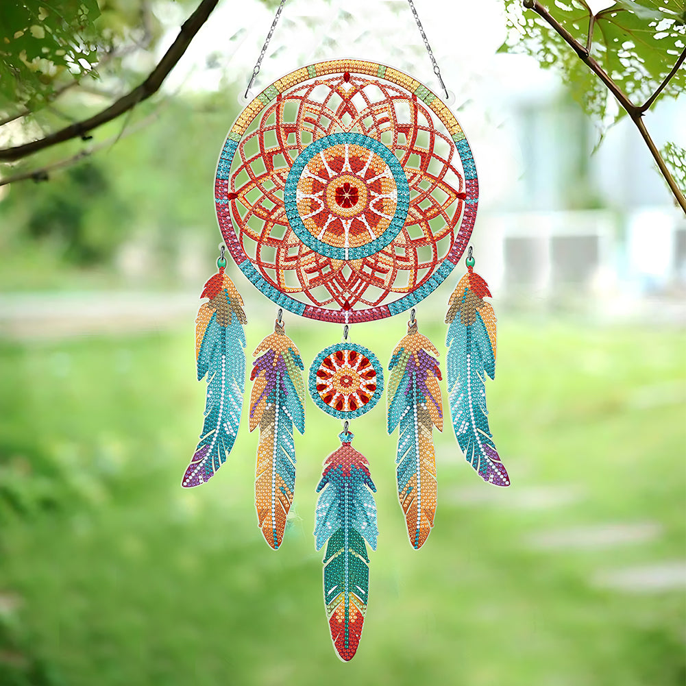 Dream Catcher 2D Flat DIY Diamond Art Pendant Special Shape Diamond Painting Set
