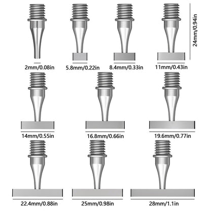 Stainless Steel Diamond Painting Pen Tip Diamond Art Pen Tip for DIY Crafts (11)