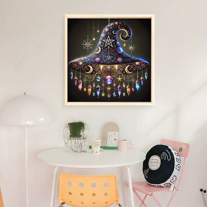 Wizard Hat - 11CT Stamped Cross Stitch 40*40CM